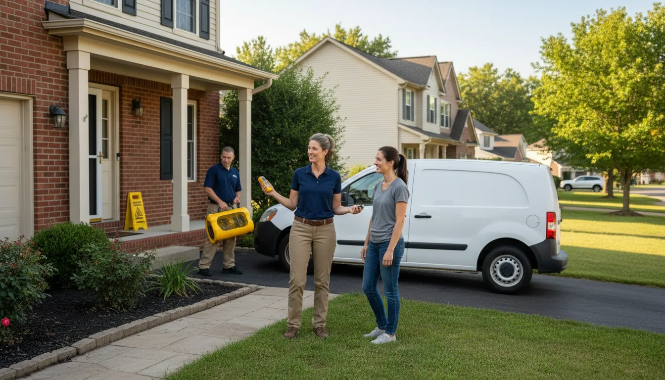 Residential water damage restoration in Wyoming